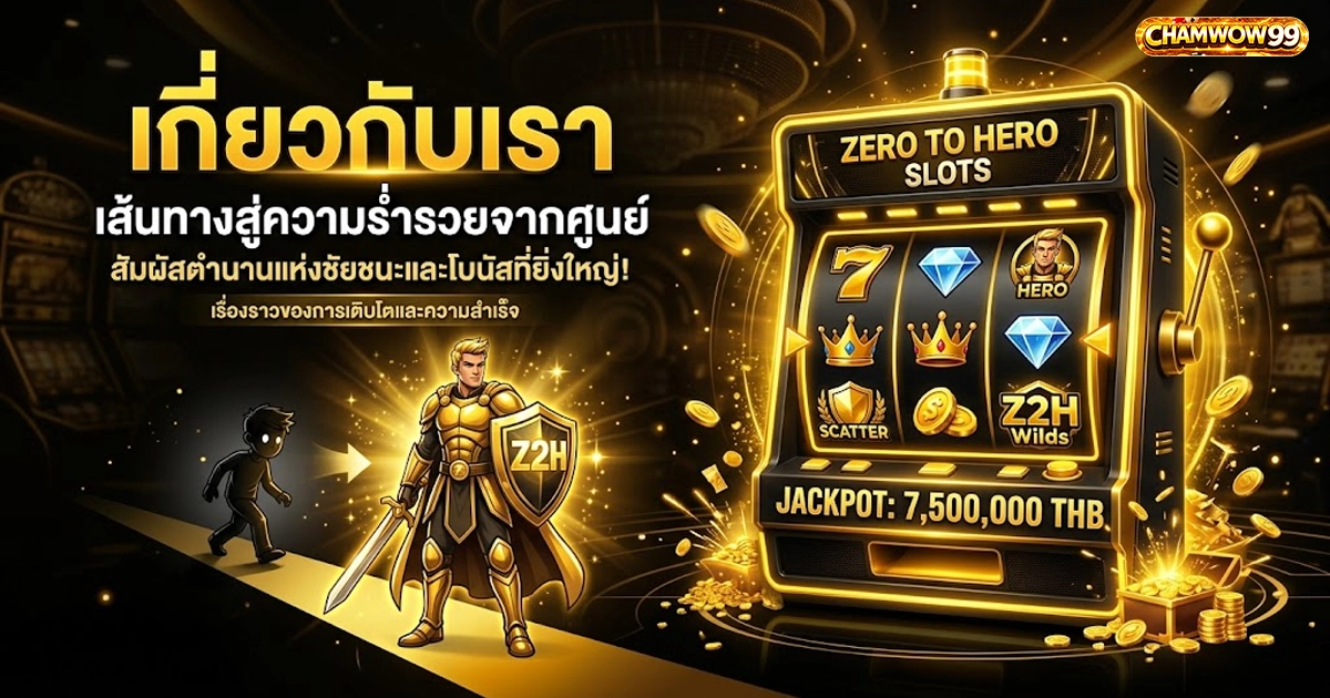 chamwow99 เส้นทางสู่ความร่ำรวยจากศูย์